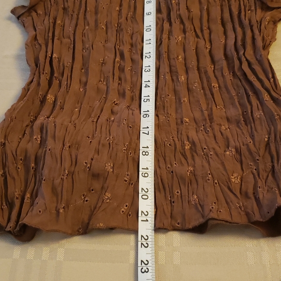 Brown blouse (0390) 💥 - Picture 6 of 7